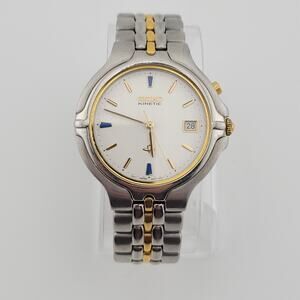 Vintage SEIKO Kinetic 5M42-0A69 Date Men's Watch